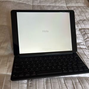 Apple ipad 7th generation, with a magic keyboard